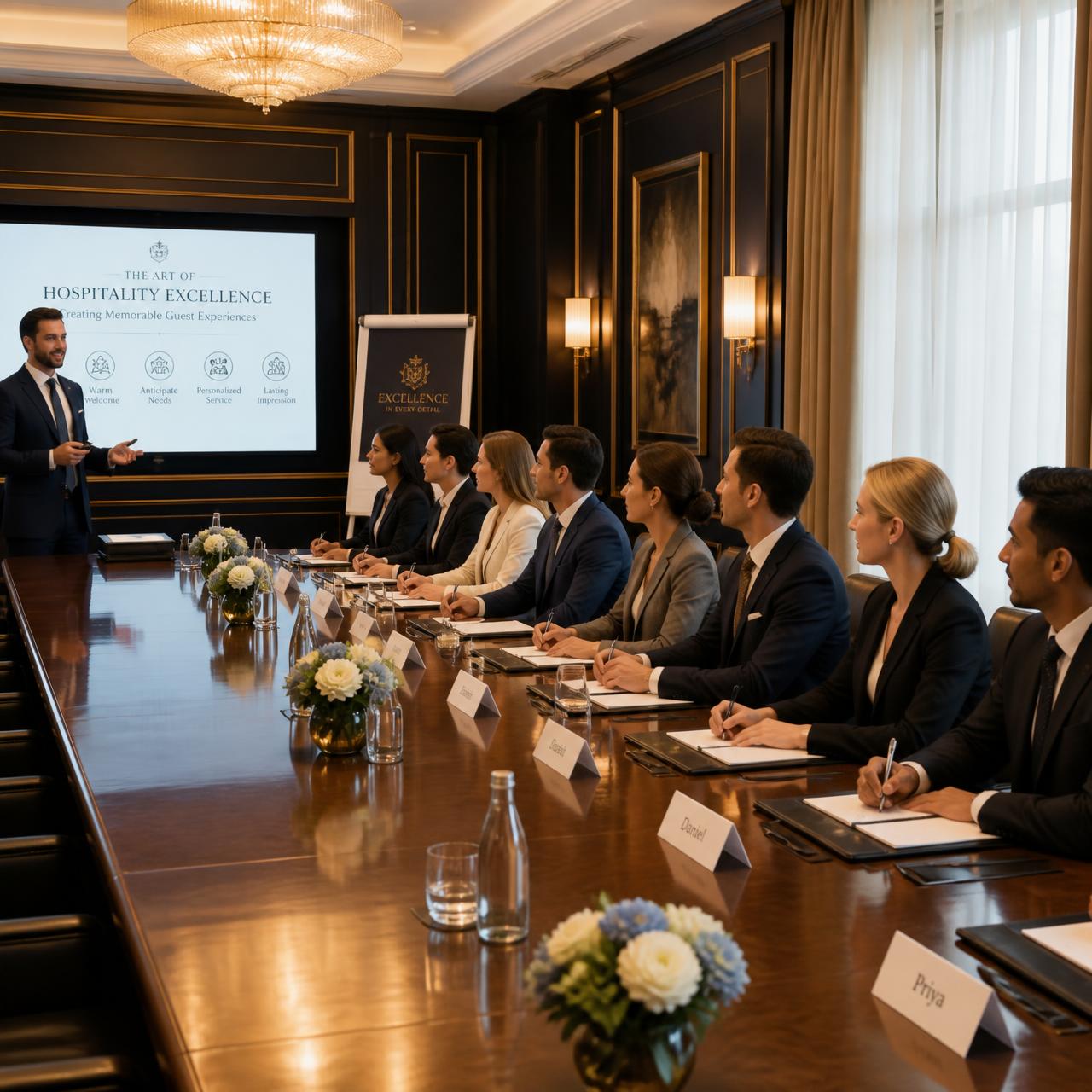 Hospitality training workshop